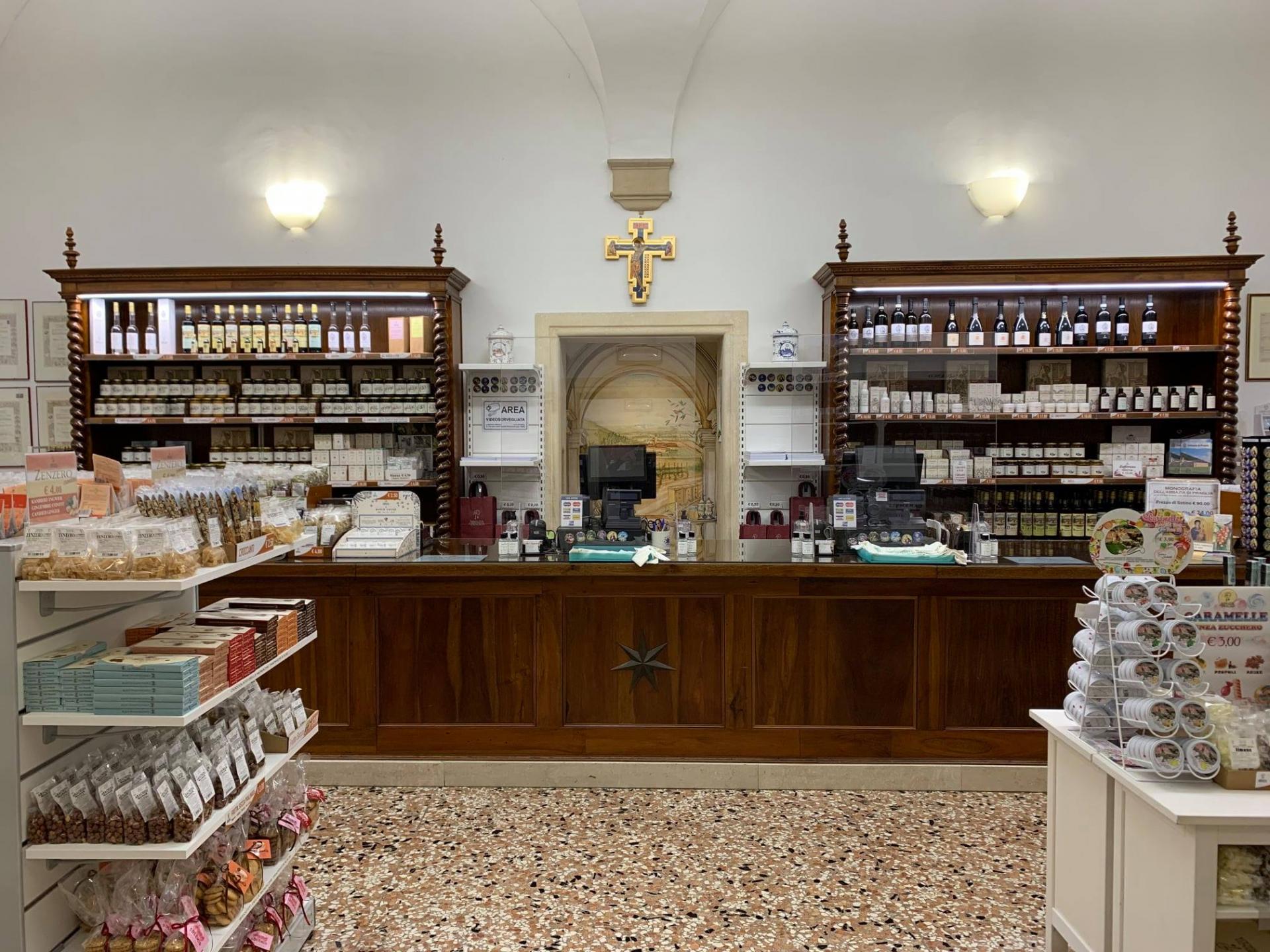 Lo shop dell'Abbaziua di Praglia
